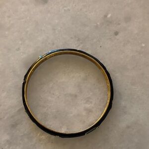 J. Crew Black and Gold Bracelet